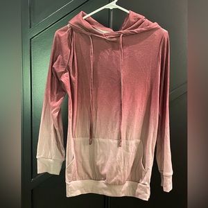 Ombré purple hoodie- S